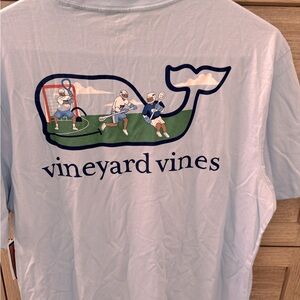 Vineyard Vines Sky Blue Lacrosse Graphic Tee, NWT